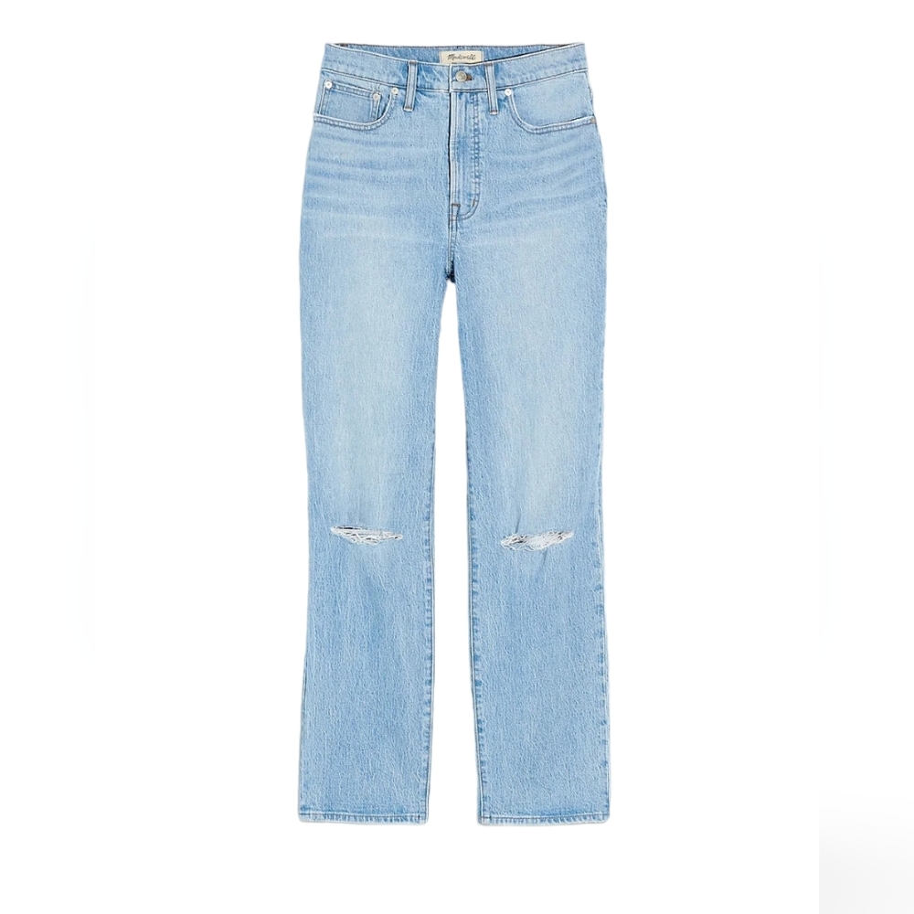 NWT Madewell The Perfect Vintage Straight Leg Jeans in Westanna Wash size 25